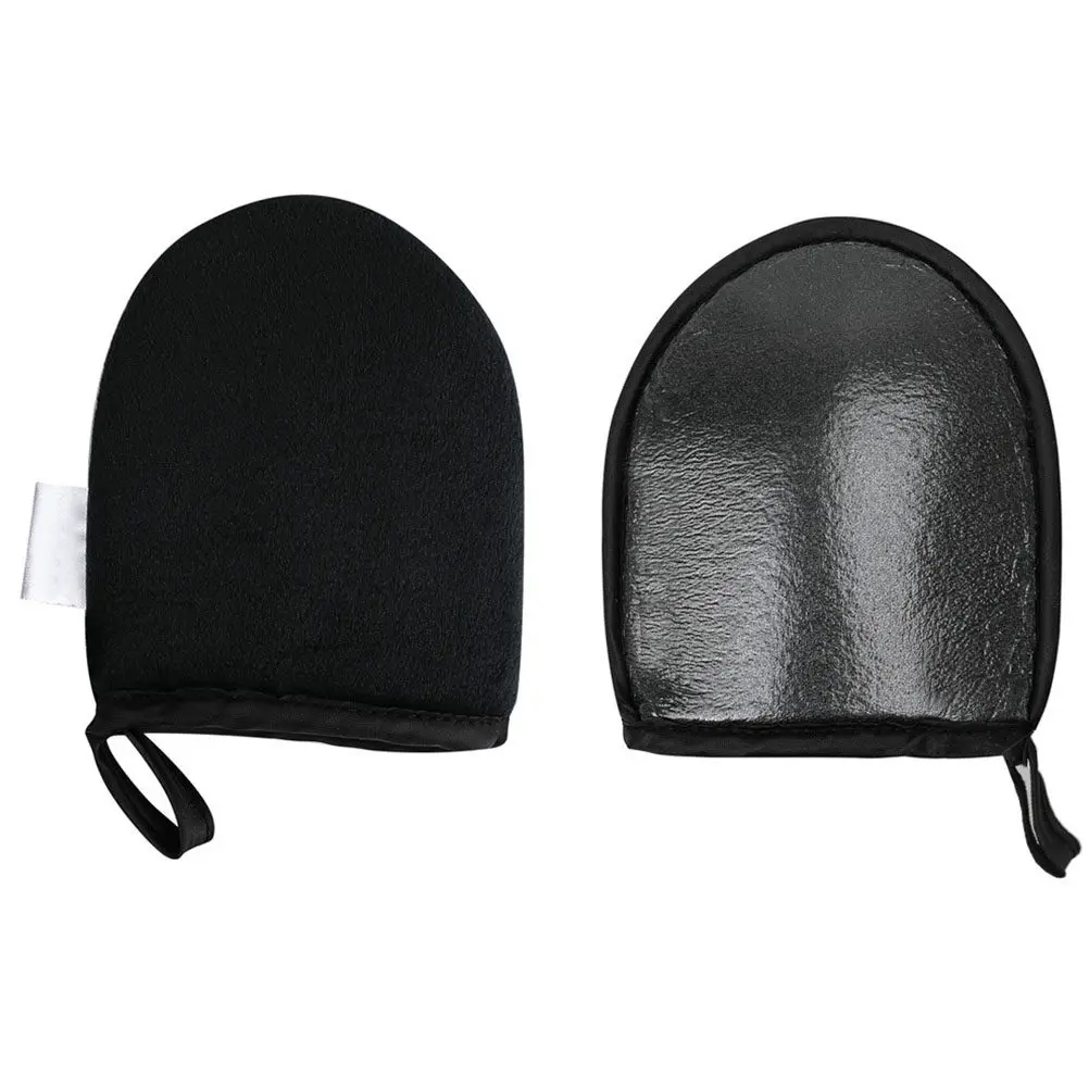 2pcs Flocking Gloves Reusable Tanning Mitts Special Cream Lotion Mousse Indoor for Even Sunblock Self Tan