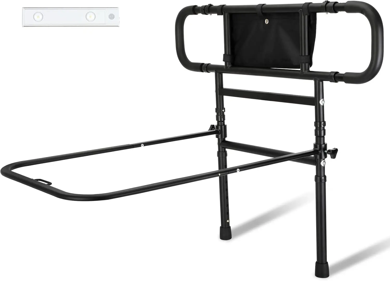 

Bed Rails For Elderly Adults, Adjustable Bed Assist Bar With Extendable Bed Side Rail, Bedside Rails For Seniors, Fits King,