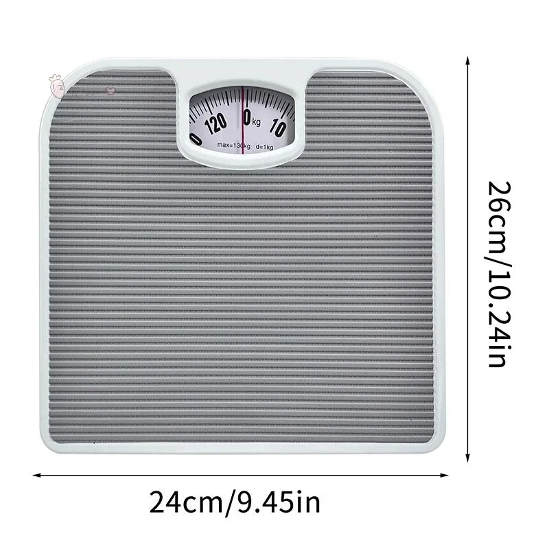 [H] Portable Mechanical Scale Non Slip Pad Body Weight Scales Reusable Health Weighing Tool  Health Monitoring