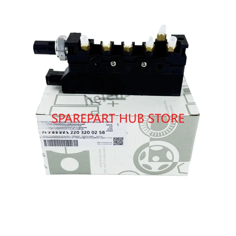 

OEM A2203200258 Air Suspension Compressor Valve Block For Mercedes Benz S Class W220 S430 S320 S55 AMG S600 S350 S400 S280 S600