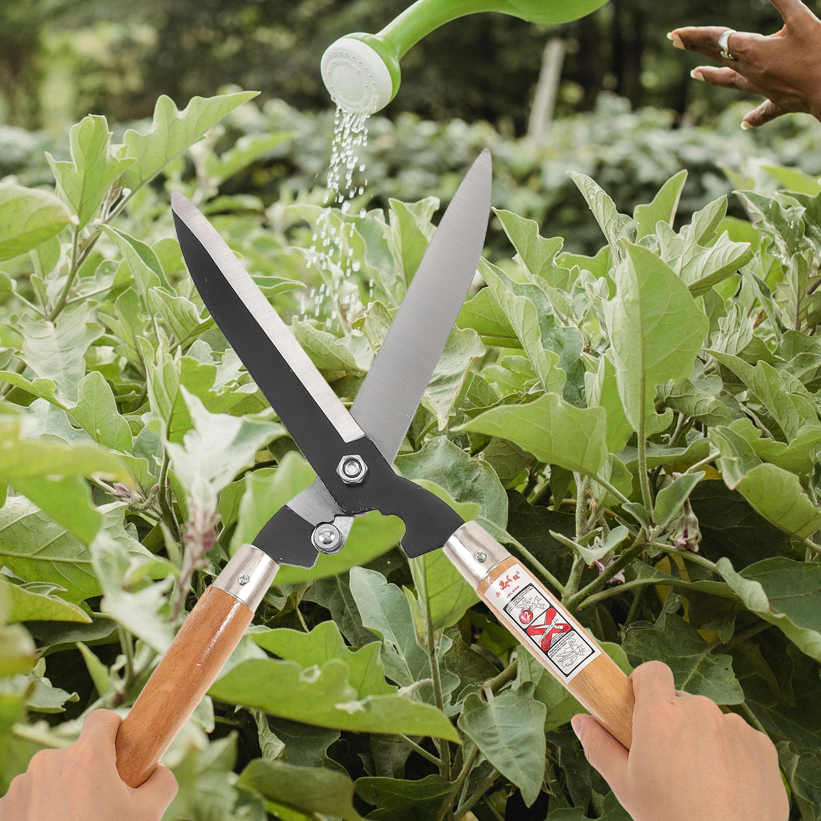 

Garden Shears 10 Inch Pruning Shears High Carbon Steel Wood H Lawn Scissors Branches Chopper Gardening Tools Flower Cutters