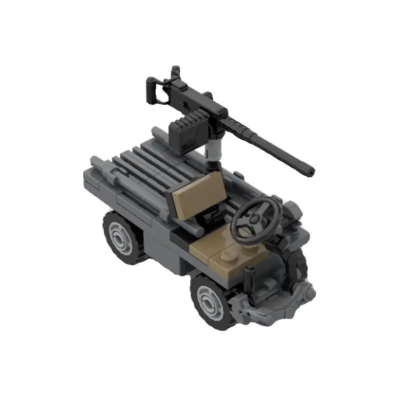 AIAIAITOY Military M274 Mule Utility Vehicle Building Blocks Bricks Set Kids Toys Gifts For Boys & Girls