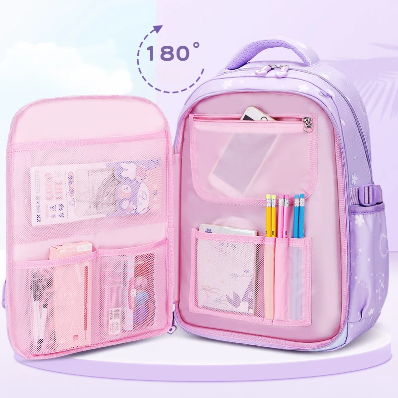 Elementary School School Bags Fantasy Color Refrigerator Door Schoolbag High Capacity Waterproof Girls Backpack Kids Backpack