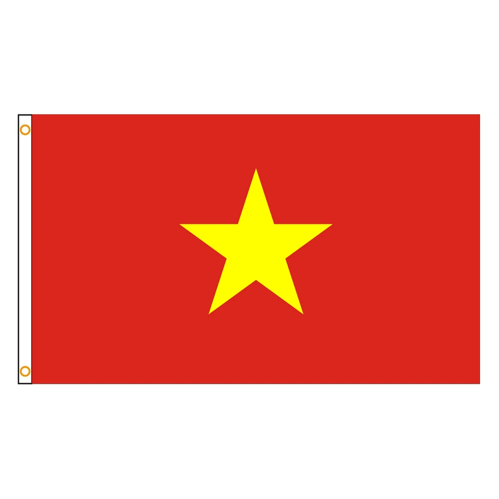 60×90 90x150 120×180CM Vietnam Emblem Flag Polyester Printed Banner Tapestry For Decor