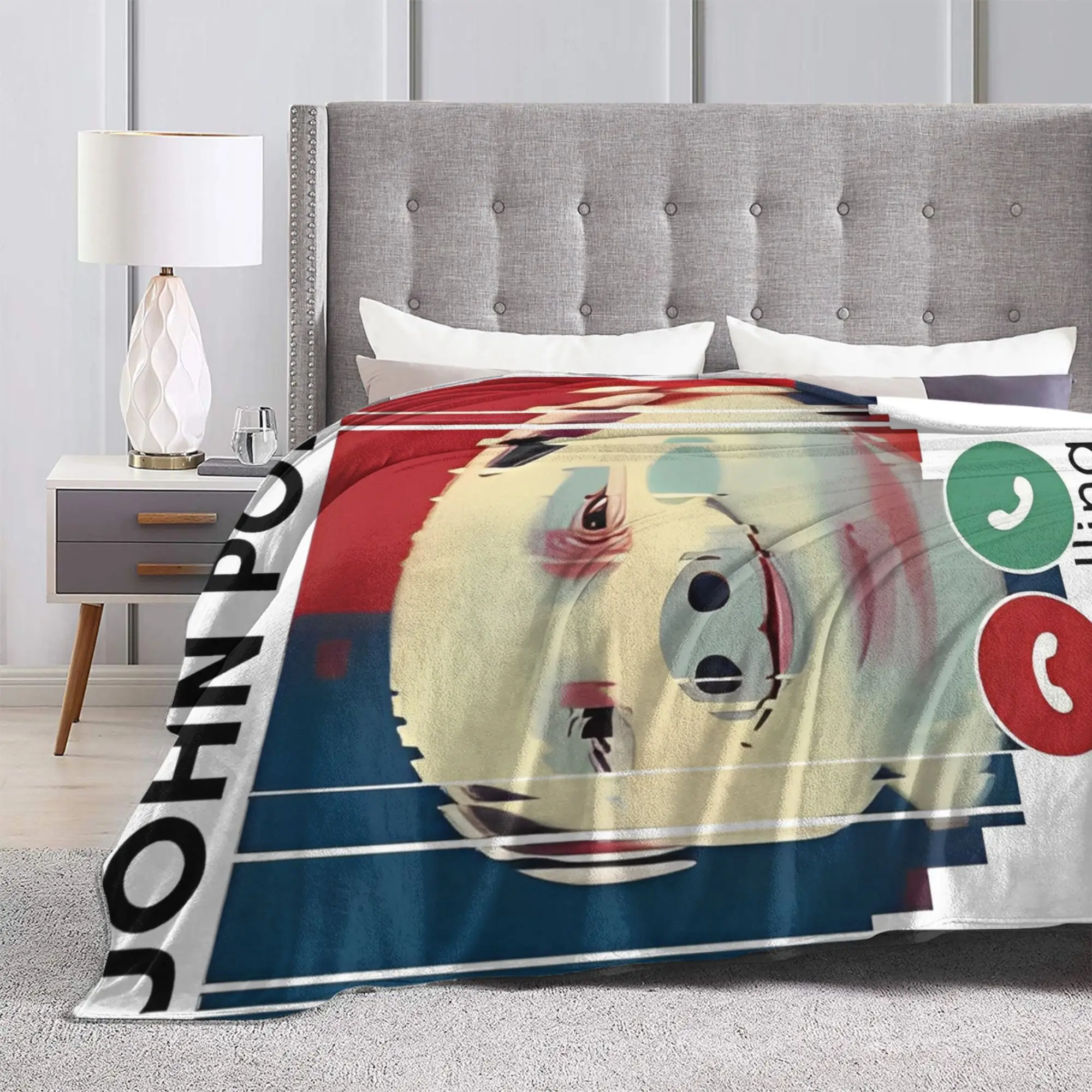 John Pork Is Calling Meme Blankets Coral Fleece Plush Summer Air Conditioning Funny Pig Throw Blankets for Sofa Couch Bedspreads