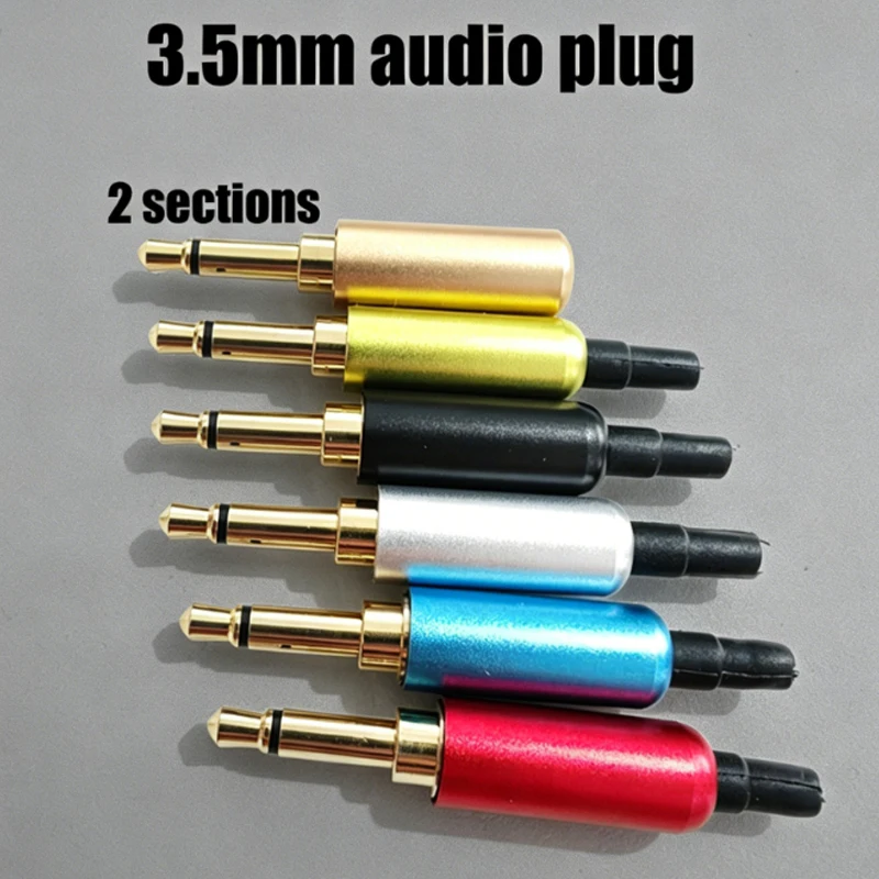 1 Stück 3,5mm Audio-Stecker 2/3/4 Pole Mikrofon Kopfhörer Audio-Adapter Stereo-Stecker Reparaturkabel Lötverbinder DIY Stecker – Detail 8