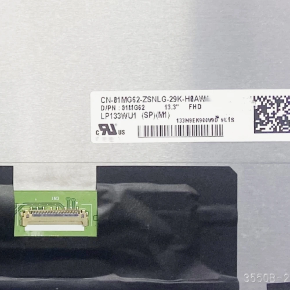 

13.3'' LP133WU1 SPM1 Laptop LCD Screen Panel Matrix IPS 1920x1200 Replacement