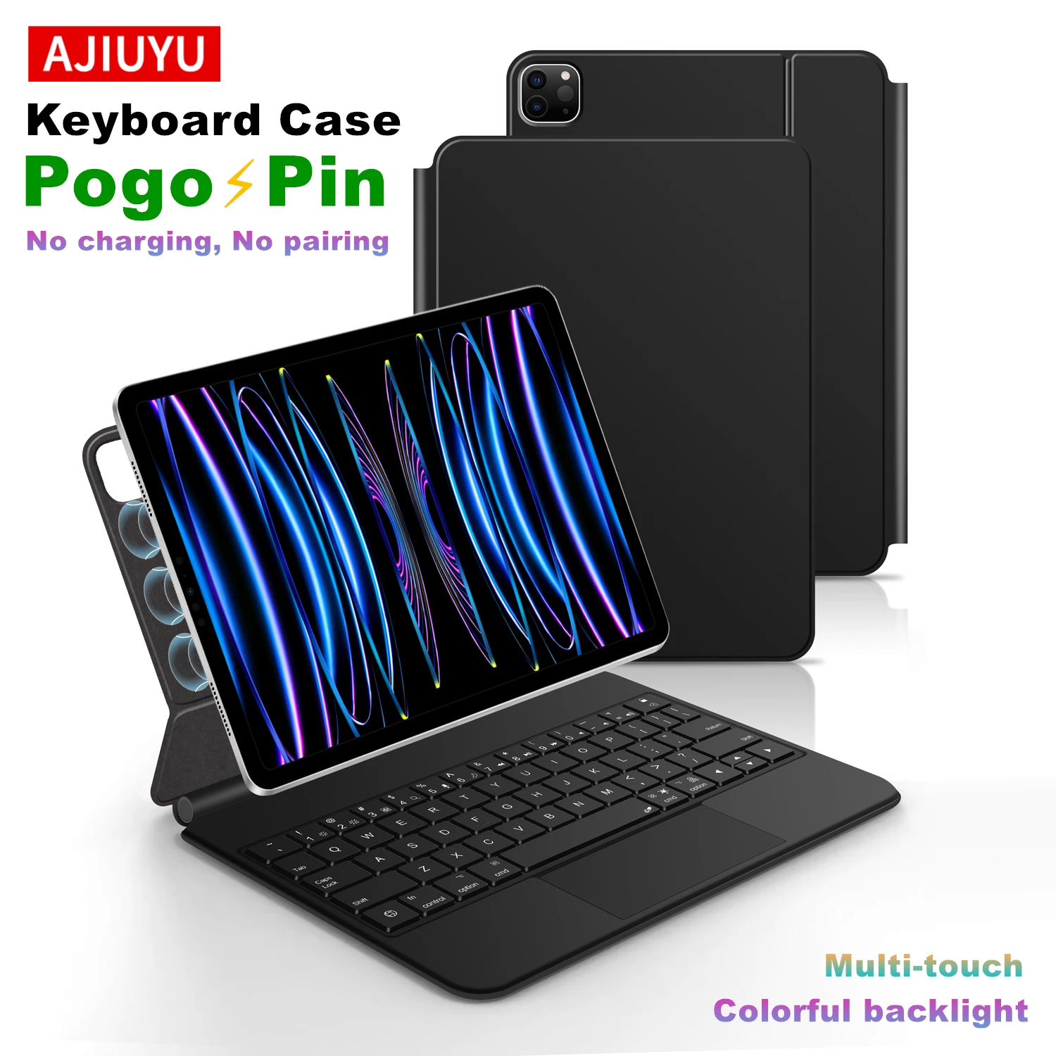 

Pogo Pin Magic Keyboard для iPad Pro 11 Pro 13 12,9 6-й 5-й 4-й воздушный 10,9 M4 M3 M2 7-й чехол Smart PIN Plug&Play Direct Connection