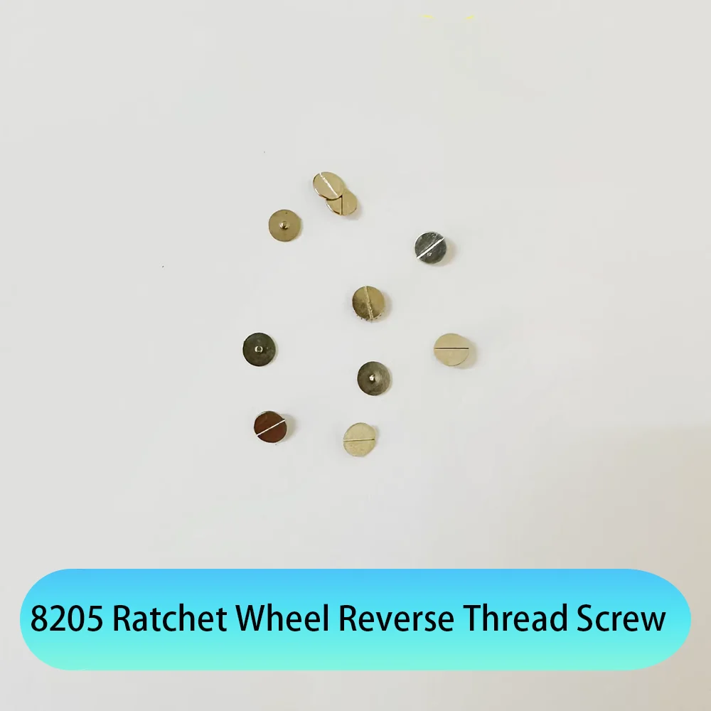 Watch Accessories Suitable for Domestic 8205 Movements Ratchet Wheel Reverse Thread Screw