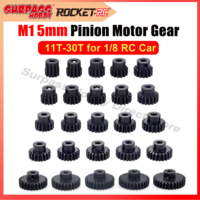 M1 5mm 11t 12t 13t 14t 15t 16t 17t 18t 19t 20t 21t 22t 23t 24t 25t 26t 27t 28t 29t 30t Steel Pinion Motor Gear for 1/8 RC Car