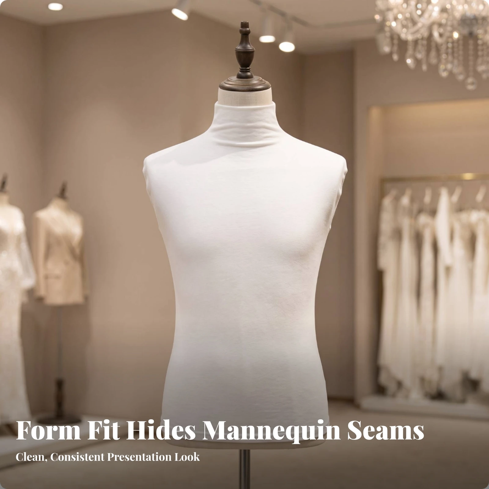 Penutup Torso Manekin Pria Rin - Dress Form Mannequin ulasan dan harga