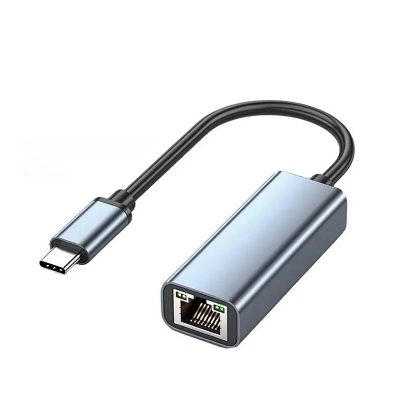 AT82-USB-C Ethernet Adapter USB PC Internet USB 1000Mbps Network Adapter RJ45 Type-C To RJ45 For Laptop/Tv Box