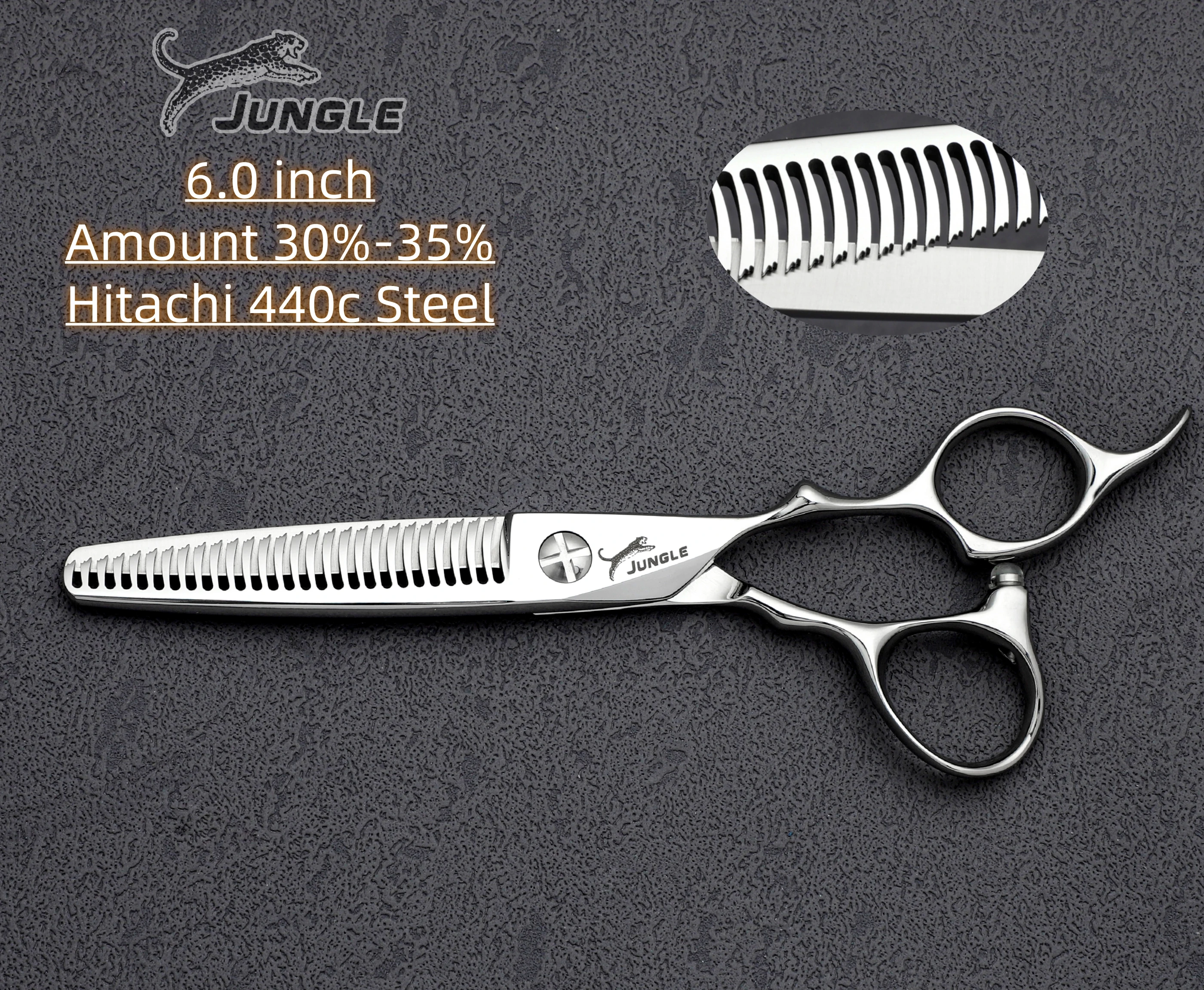 

Professional hairdressing scissors，6.0 inch Hair scissors set，Hitachi 440c steel hair cutting tools，High-end Barber accessories