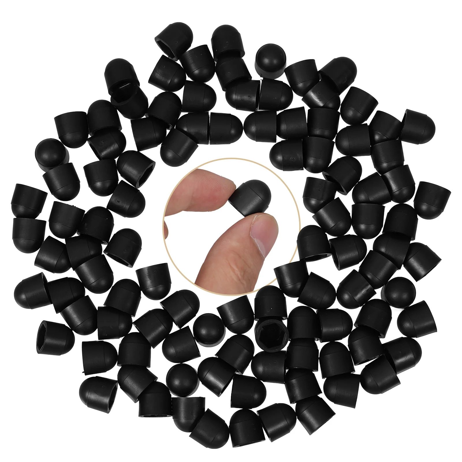 

100Pcs Plastic Screw Caps Hexagonal Bolt Covers Easy Install Longlasting Performance for Nuts Fasteners Protection