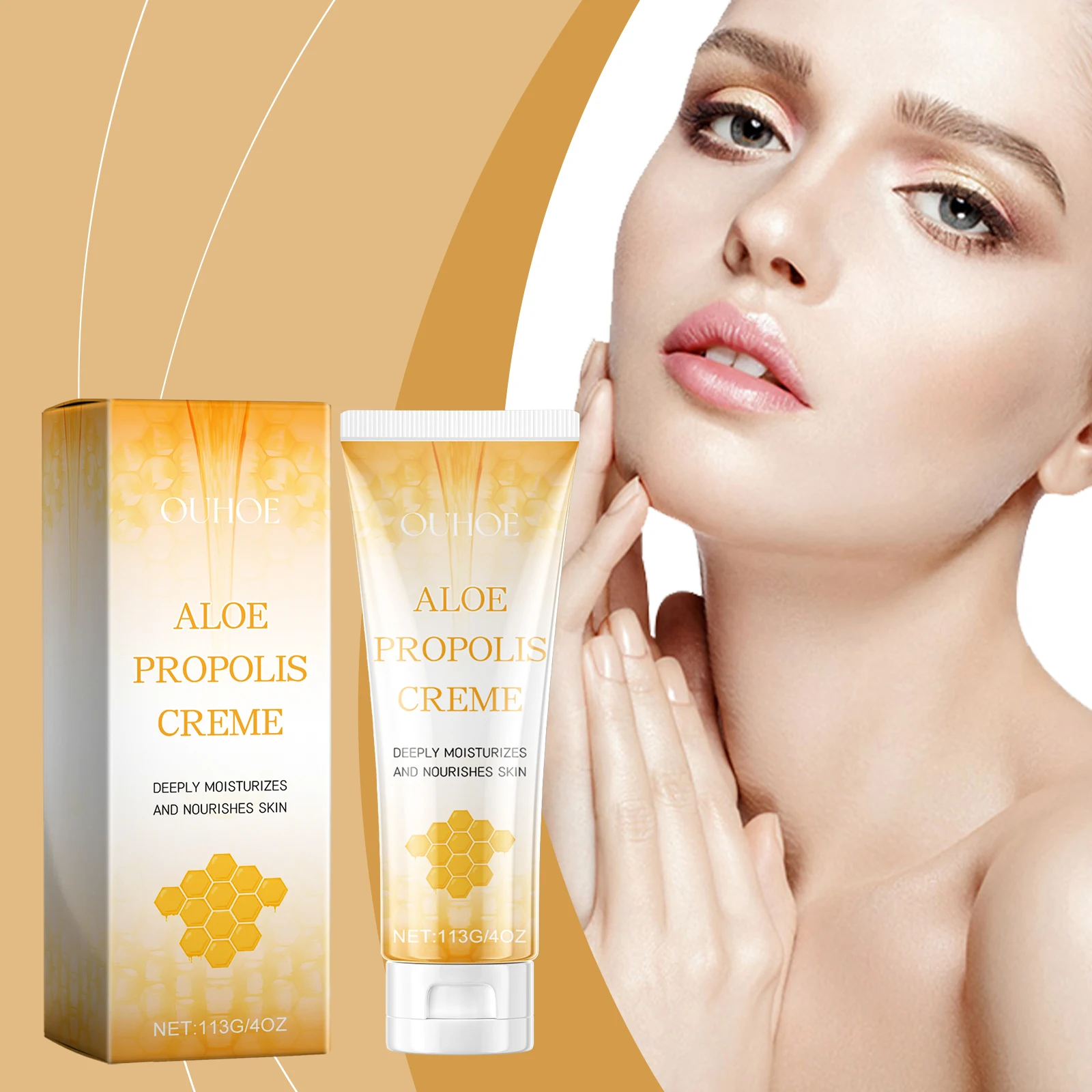 Anti-Aging Face Cream - オウホー フェイシャル モイスチャライジングクリーム 肌に栄養を与え、顔の肌を明るくする 抗酸化作用 敏感肌を落ち着かせる