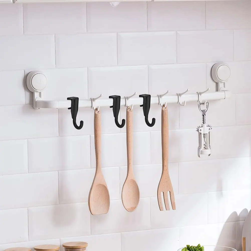 

16pcs Microwave Oven Rack Hooks Sturdy Plastic Space Saving Multi-purpose Kitchen Bathroom Household Storage Utility Organizer