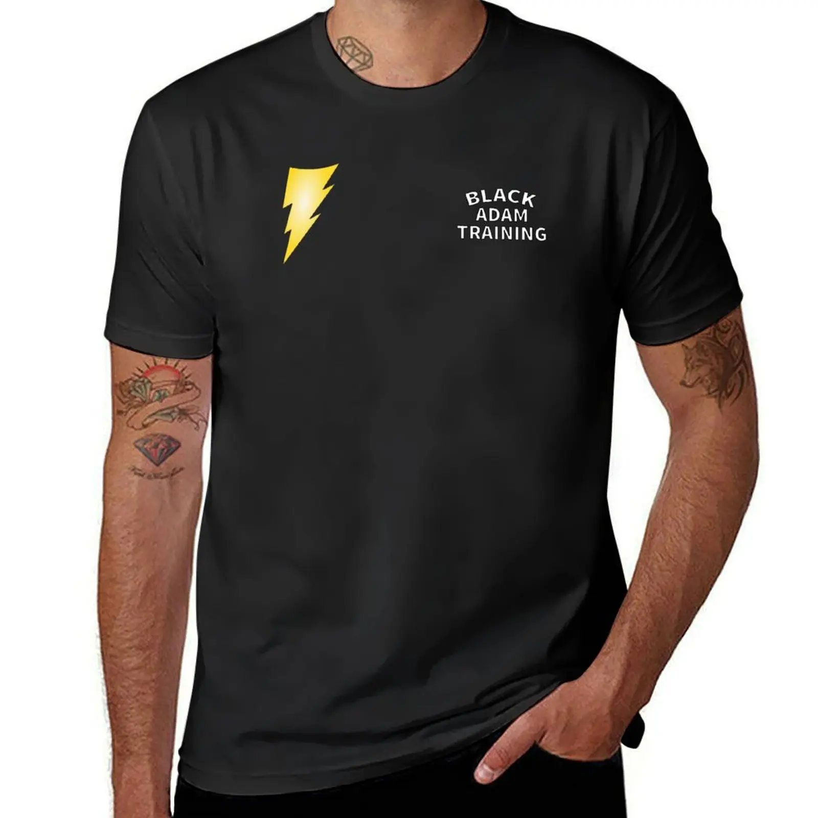 

Black Adam symbol training T-Shirt customs design your own graphic shirts gifts for boyfriend mens designer clothes