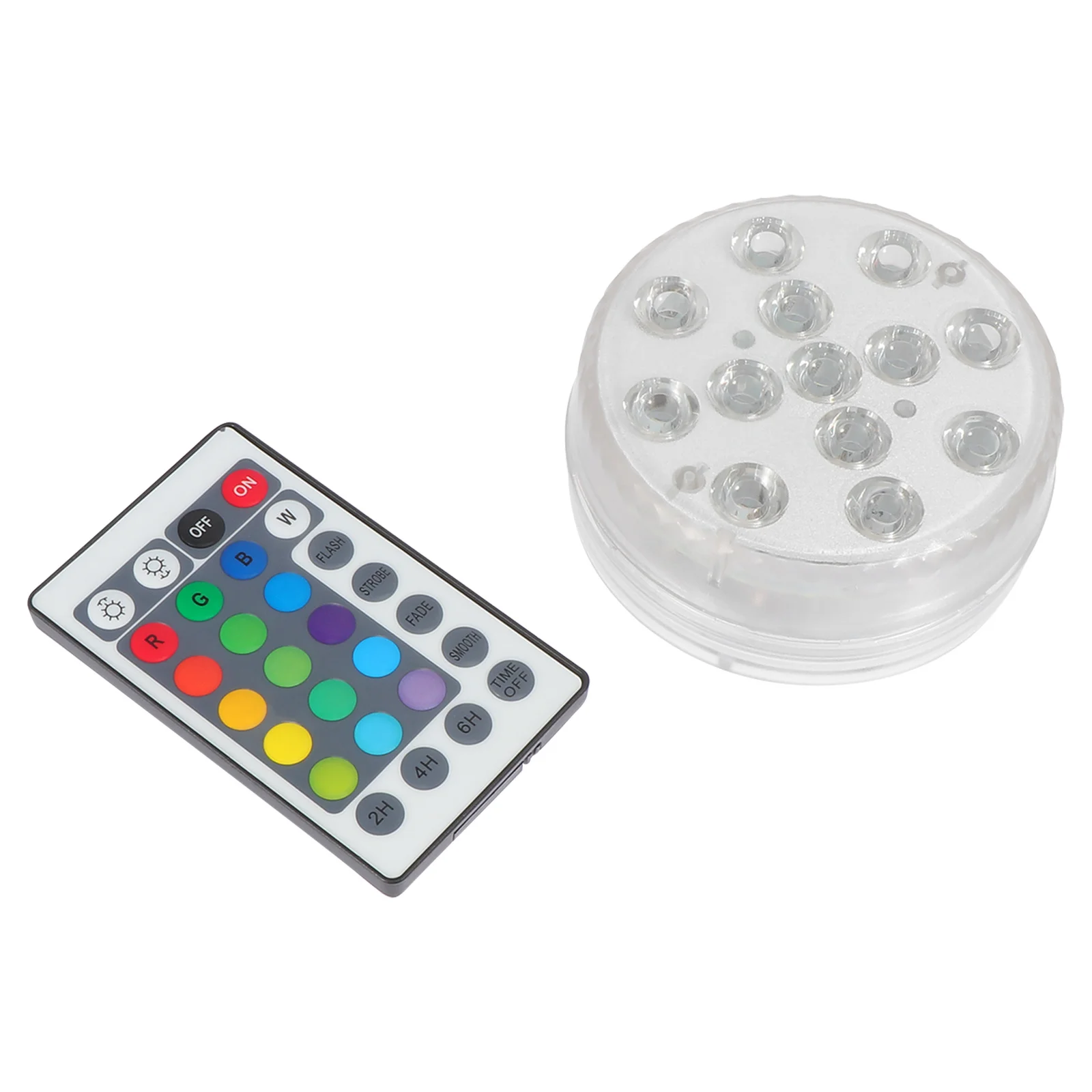 

1Set Waterproof LED Lights Pond Light with Built-in Magnets Suction Cups Multi-Color Submersible LED Lamp for Pool Aquarium Fish
