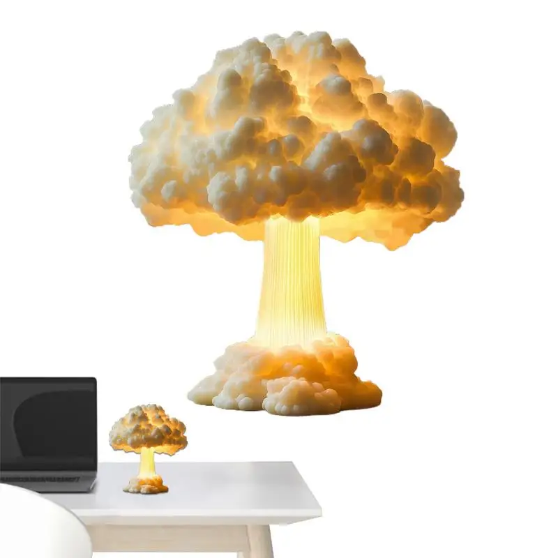 

Грибная лампа, милая настольная лампа в виде гриба, 3D печатный эстетический ночник для спальни, общежития, квартиры, гостиной, детской комнаты