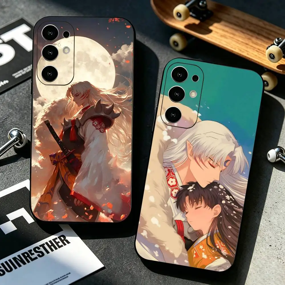 I-Inuyasha S-Sesshomaru Anime Phone Case For Samsung S25,S24,S21,S22,S23,S30,Ultra,S20,Plus,Fe,Soft Silicone Black Cover