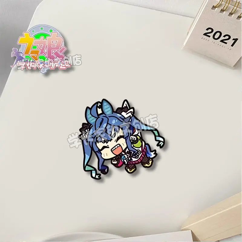 بروش ديربي جميل أنيمي ، شارة أكريليك ، دبابيس كرتون ، ديكور ذاتي الصنع ، إكسسوارات ملابس حقائب ظهر ، صمت طوكيو ، سوزوكا