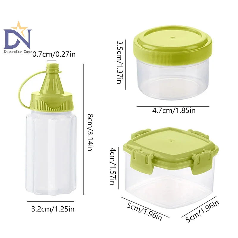 Mini Squeeze Bottle Salad Dressing Containers Outdoor Portable Barbecue Kitchen Tool