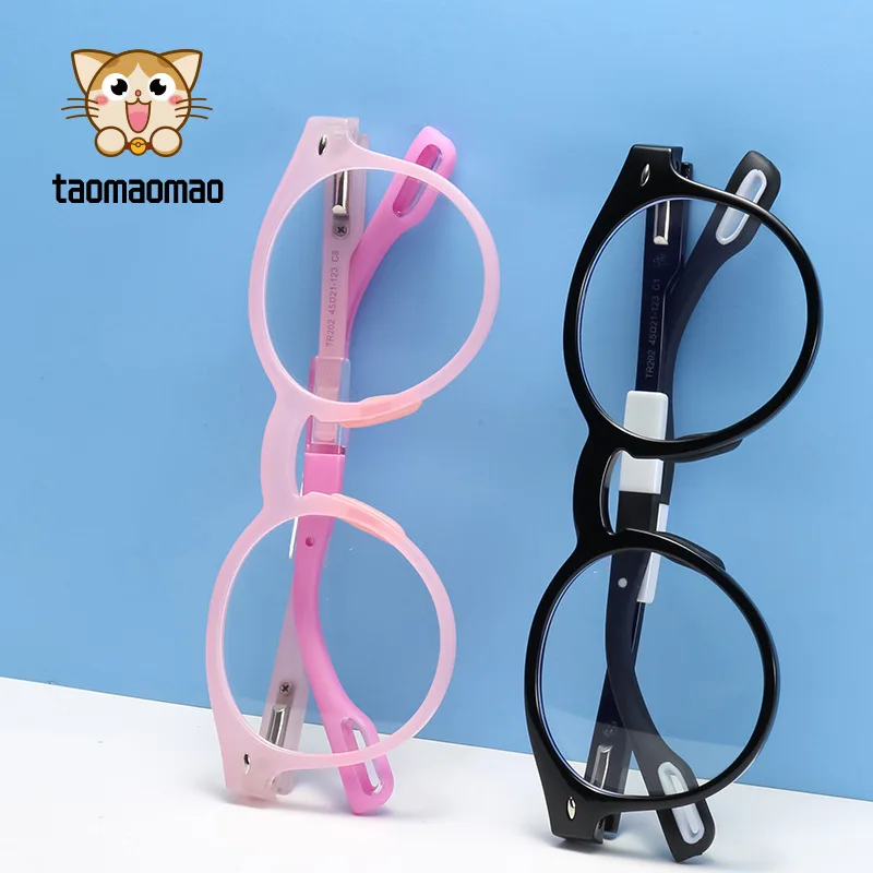 

Flexible TR90 Child Eyeglass Frames Boys Girl Anti Blue Light Eye Glasses Kids Spectacle 0 Diopter Optic Prescription Frame