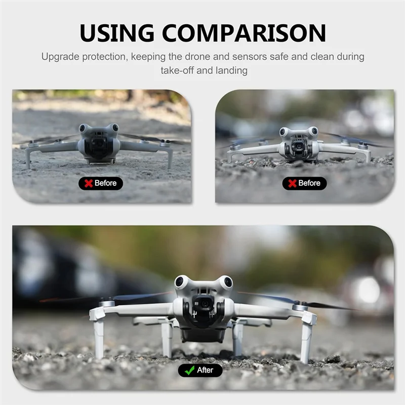Extension de train d'atterrissage ABKI-STARTRC pour DJI Mini 4 Pro – Pieds légers et détachables pour une dédouanement et une sécurité améliorées