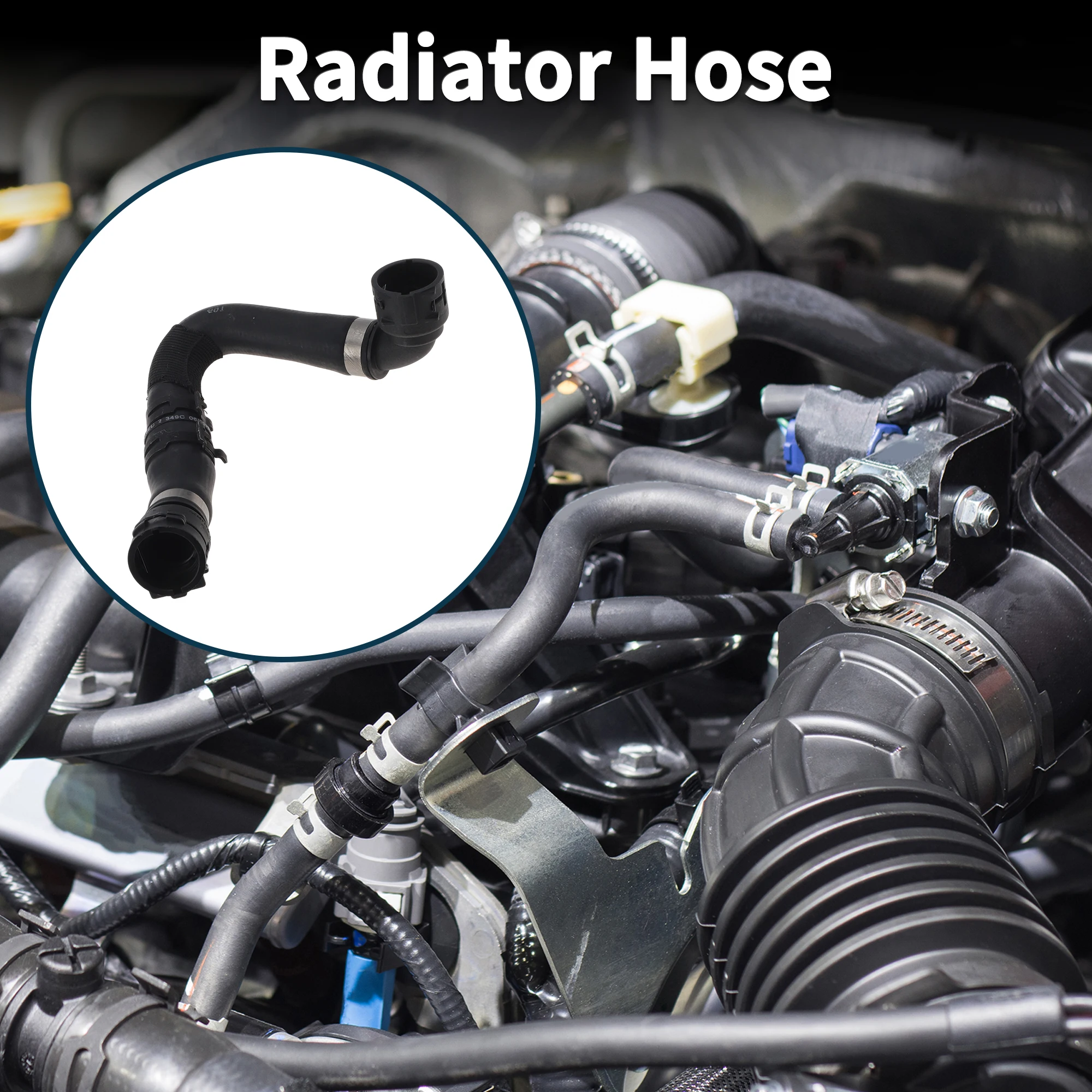 

UXCELL Radiator Hose No.4F0819375F for Audi A6 2004-2011 Heating Water Pipe