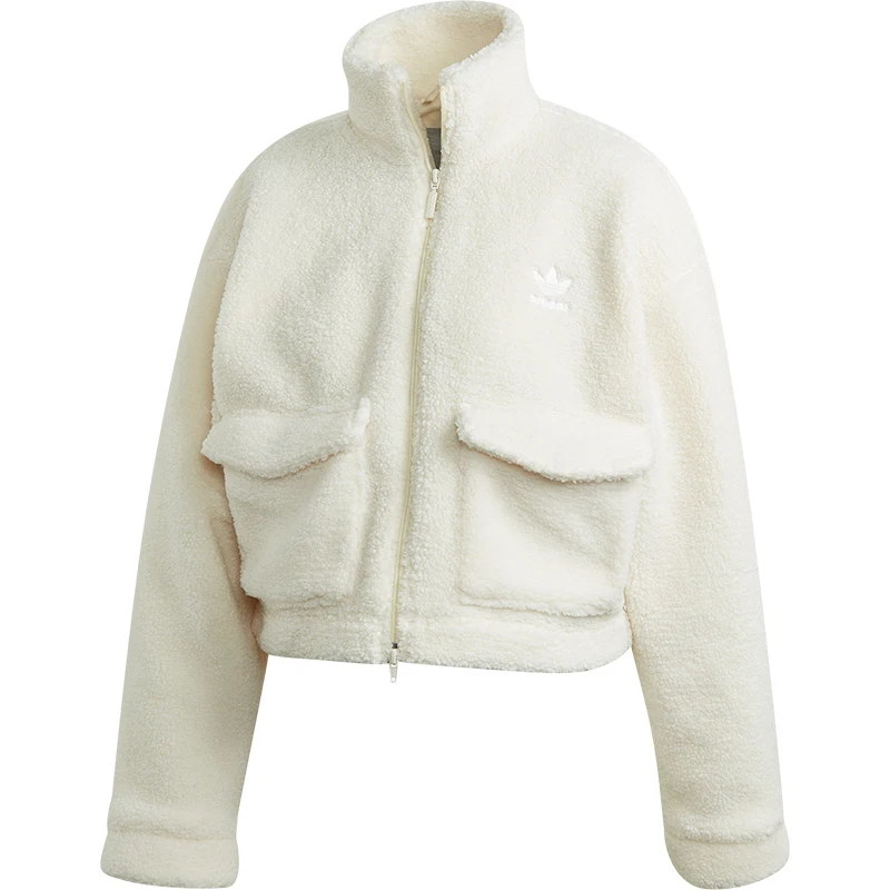 Adidas Originals New Season Women's TEDDY JACKET Sports Jacket Coat FU3926 view 5