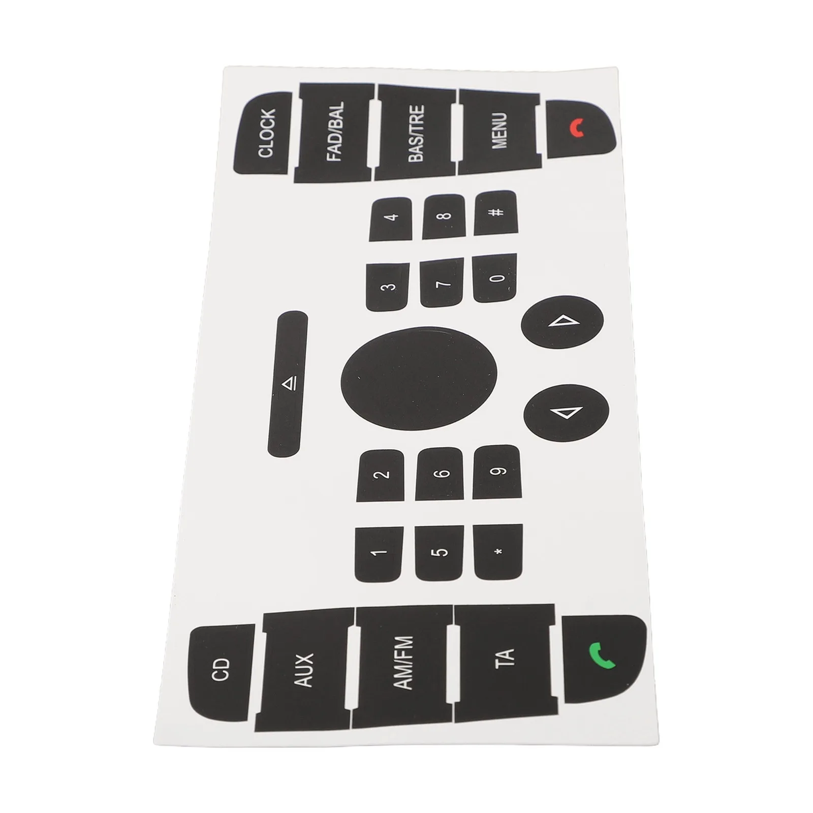 Decal Stickers Designed to Fix Buttons on For Ford For Mondeo For 6000 CD Radio Excellent Adhesion to Surfaces