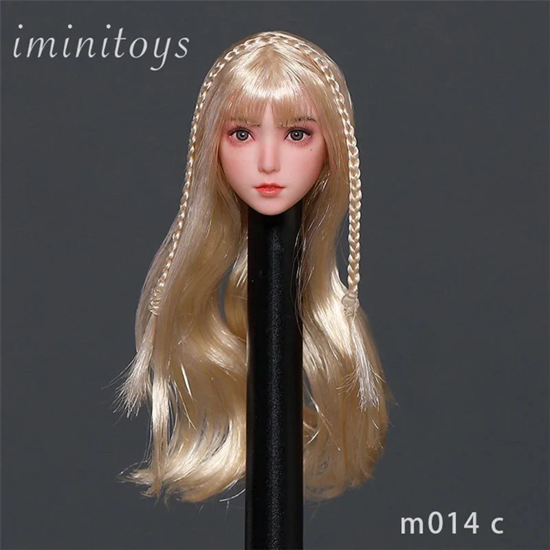 Iminitoys M014 1/6 skala kobieta żołnierz dziewczyna Anime Lolita szef Sculpt rzeźba Model Fit 12 cali figurki jednolite ciało