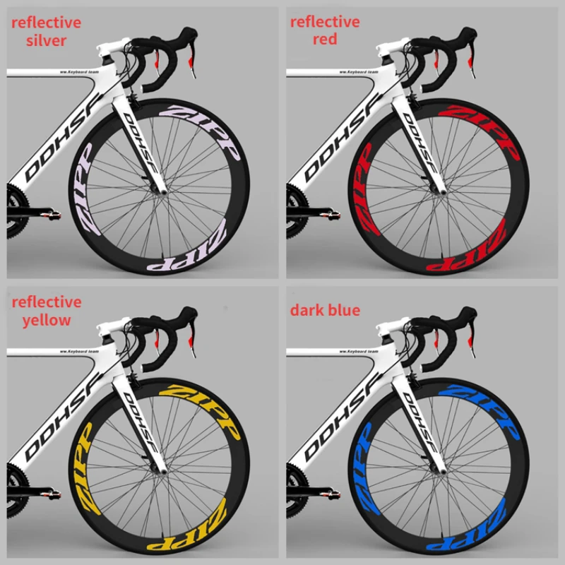 الطريق دراجة حافة ملصق دراجة عجلة الشارات Pegatinas Bicicleta مقاوم للماء طبقة للزينة الدراجات اكسسوارات ملصق عاكس