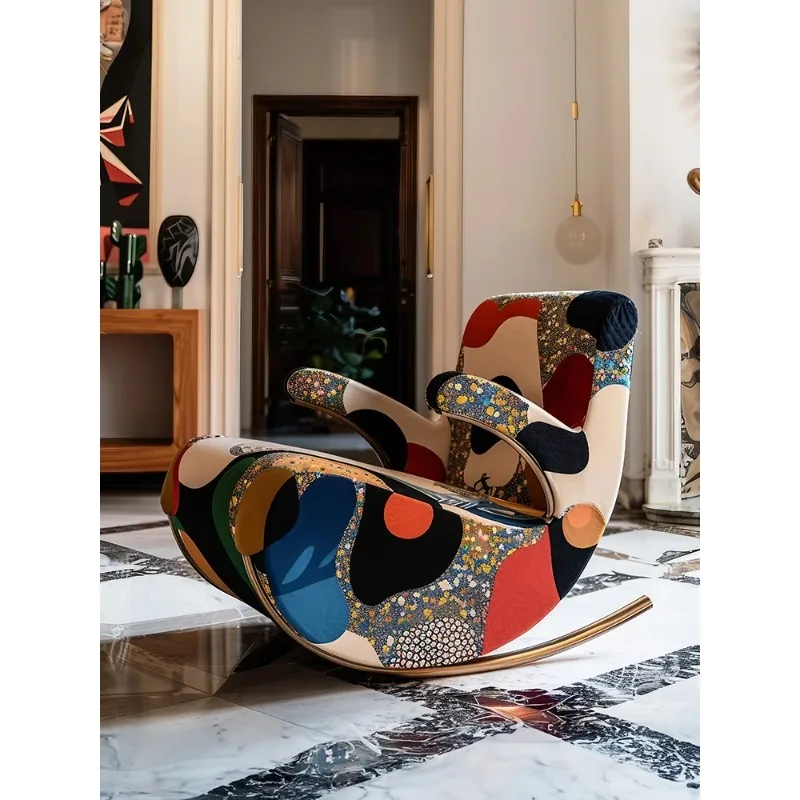 Original Design Art Leisure Rocking Chair Dopamine Creative Furniture International Pavilion