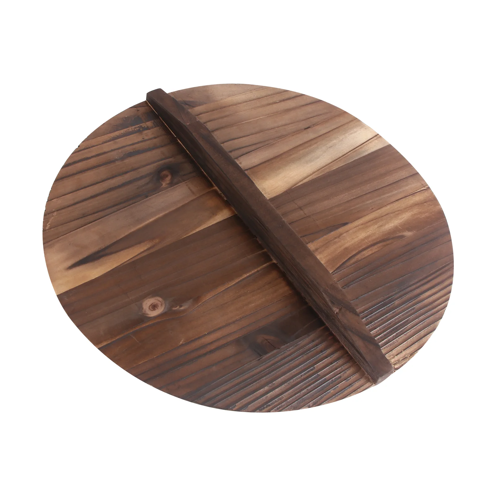 

Wooden Pot Lid High Wood Smooth Surface Waterproof Corrosion Resistant Tenon Joints Kitchenware Protective