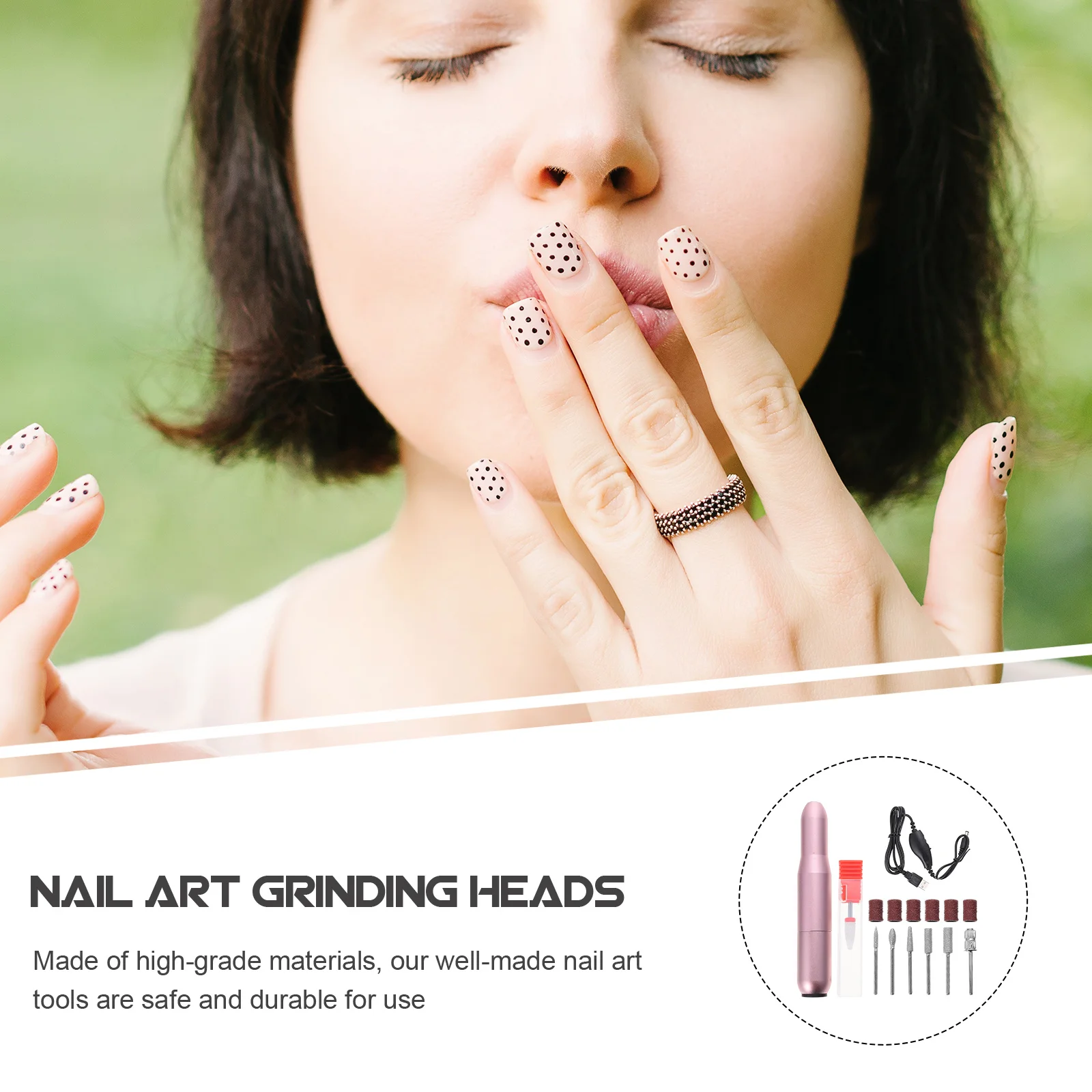 1Set Electric Nail Drill Nail Kit Professional Portable Manicure Tool Set Sanding Polishing Nails Manicure Set Professional