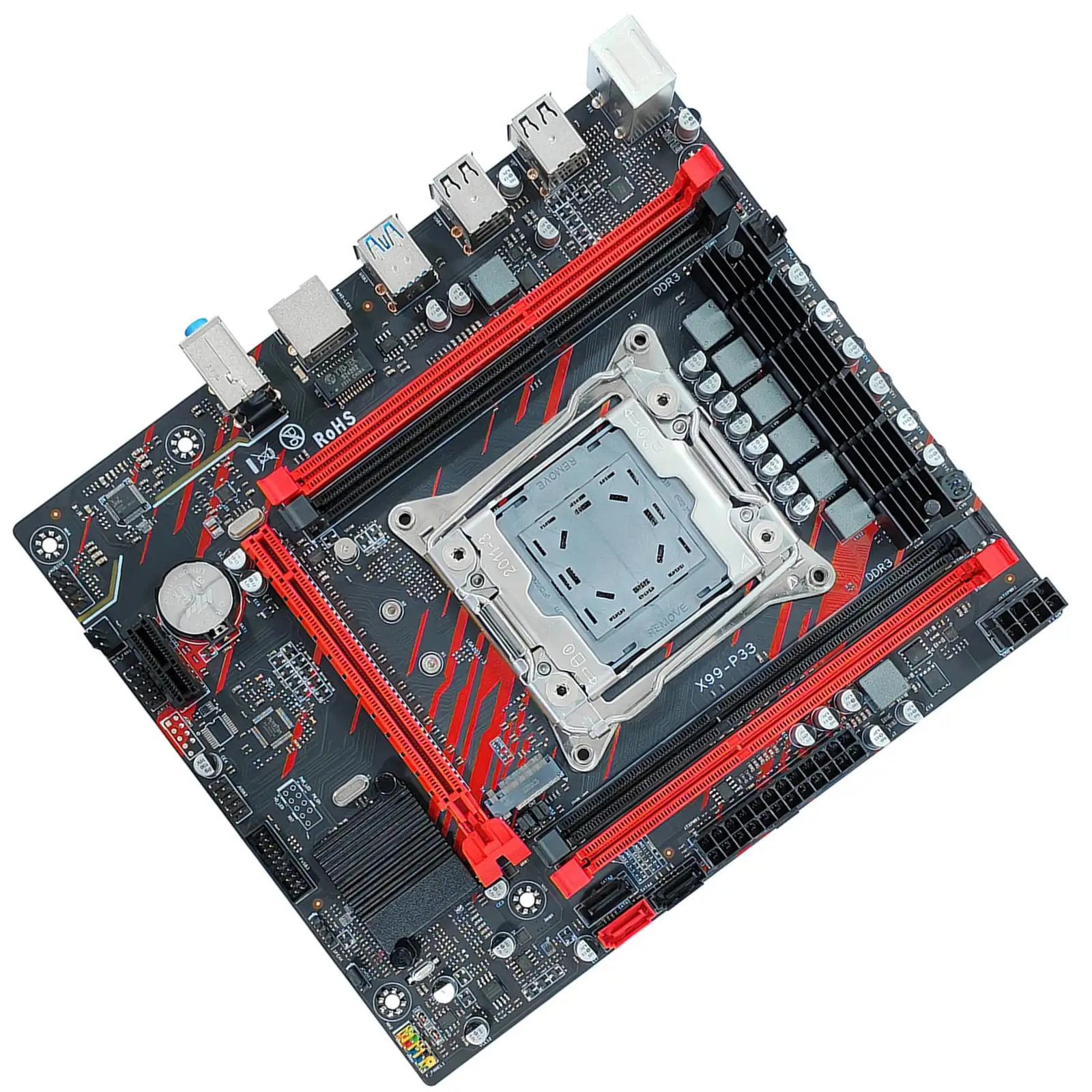 

x99 P33 Server Motherboard Gigabit Network Card High Performance Support M.2