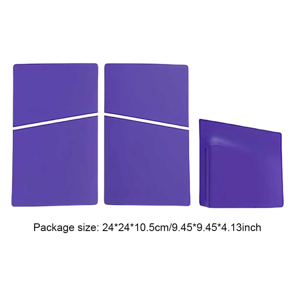 Frontplatten-Konsolenabdeckung, geteilte ABS-Hartschale, staubdichte Hartschalen-Hautabdeckplatten für Playstation 5, Slim Disc/Digitalkonsole