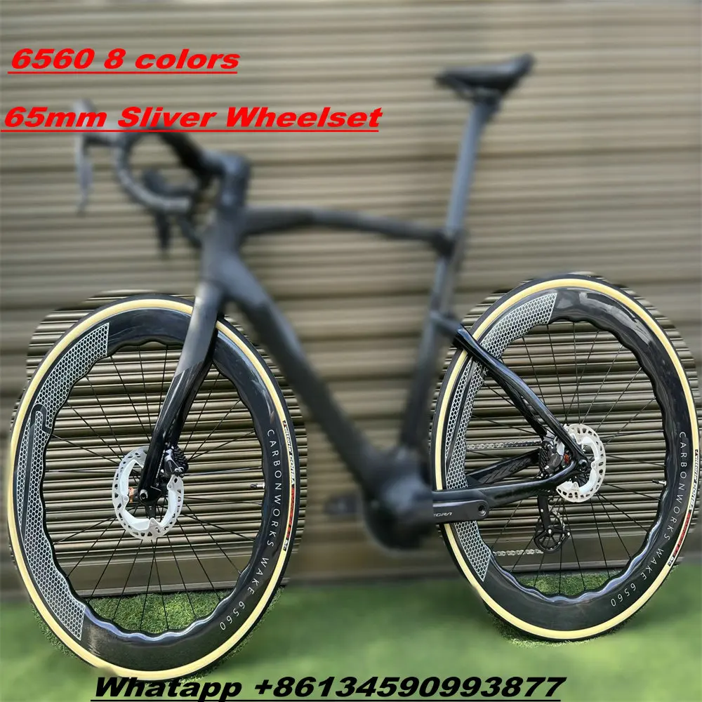 

Carbon Wheels 6560 Clincher, Tubeless Silver Black Rim Brake, 700C Disc Brake, 25mm Width, 65mm