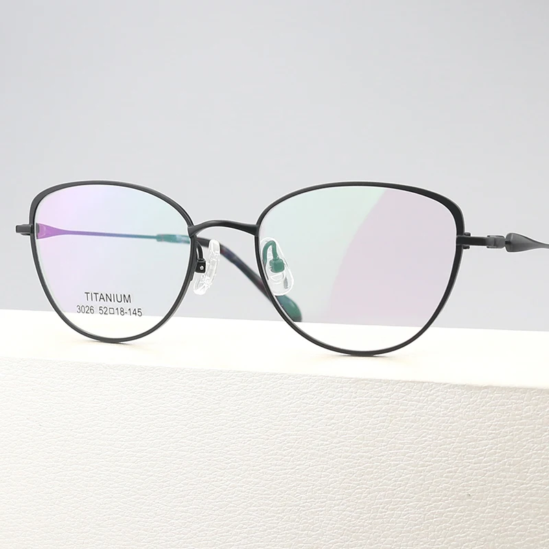 

Pure Titanium Round Retro Glasses Frame Female Myopia Glasses Men Women Fashion Prescription Spectacles Frames Eyewear