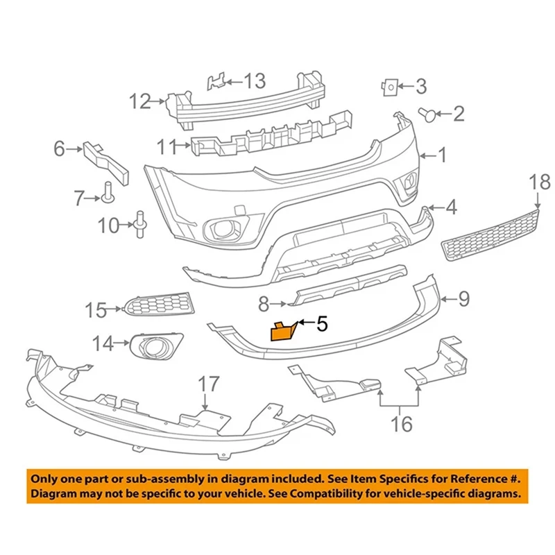 1TX87TZZAB Car Front Bumper Tow Hook Cover Retractor Cover Tow Hook Cover For Dodge Journey Crossroad 2011-2019