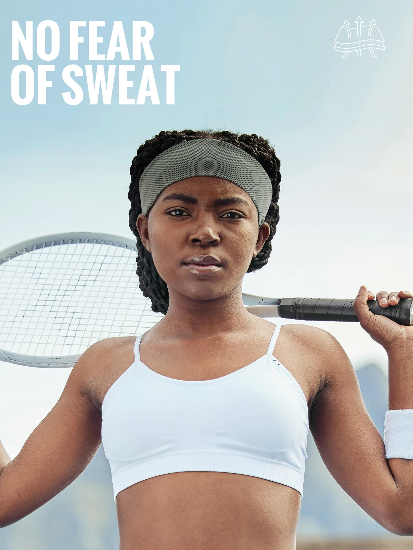 WRELS Sport-Stirnband, Schweißband, dehnbar, elastisch, für Fitness, Laufen, Yoga, Kopfbedeckung, schweißabsorbierend, atmungsaktiv, Jog-Stirnband – Detail 8