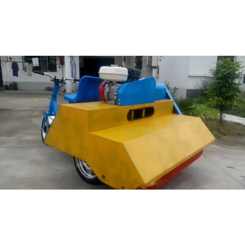 Electric Hay Comber Three-wheeled Ride-on Hay Combing Sand Filling Integrated Machine Sand Flushing And Hay Integrated Machine