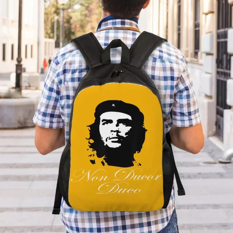 Revolução Cubana Herói Che Guevara Mochila de Viagem, Escola Laptop Bookbag, Cuba Freedom College Student Daypack Bolsas