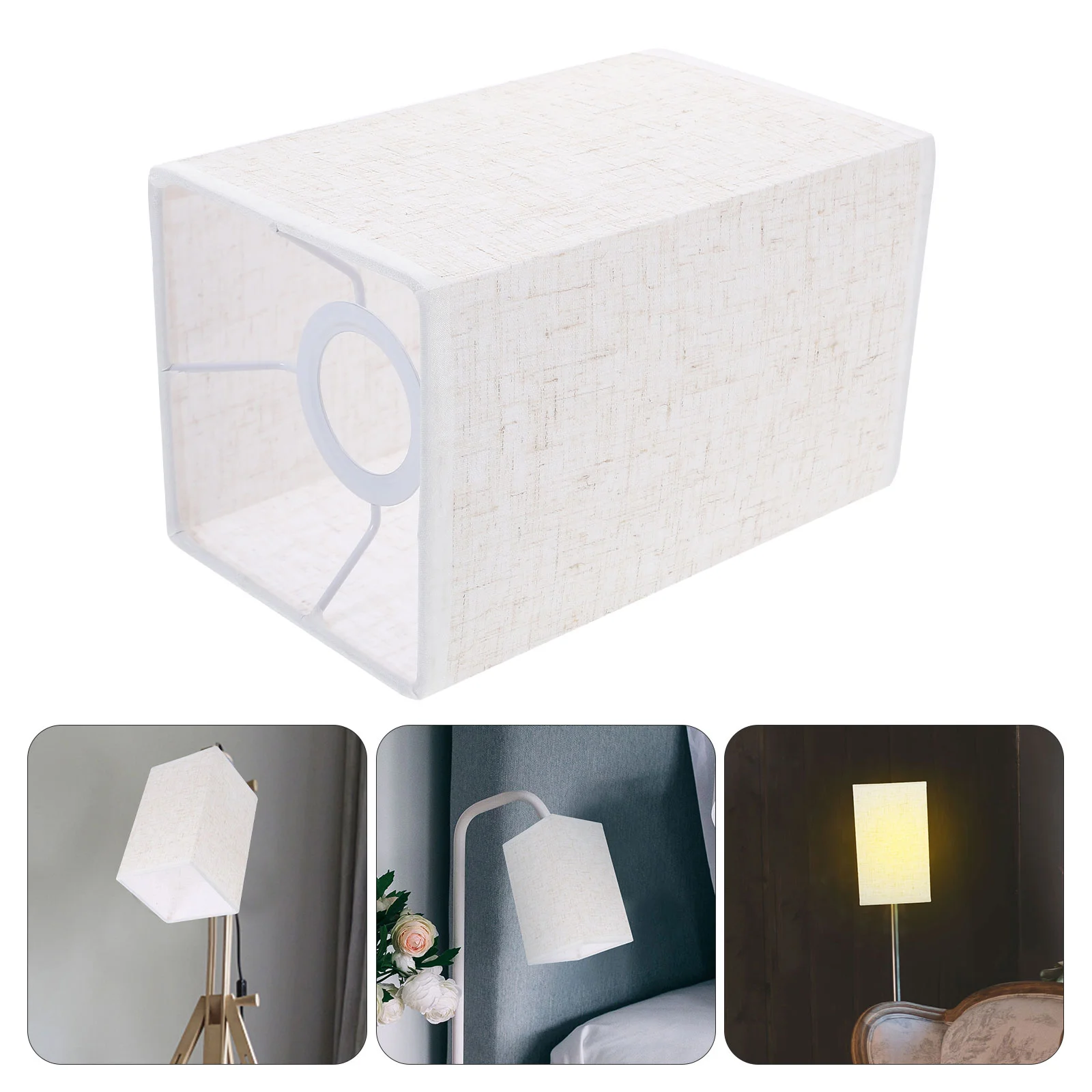 

Lampshade Fabric Table Light Accessory Modern Fluorescent Covers for Ceiling Lights Frame