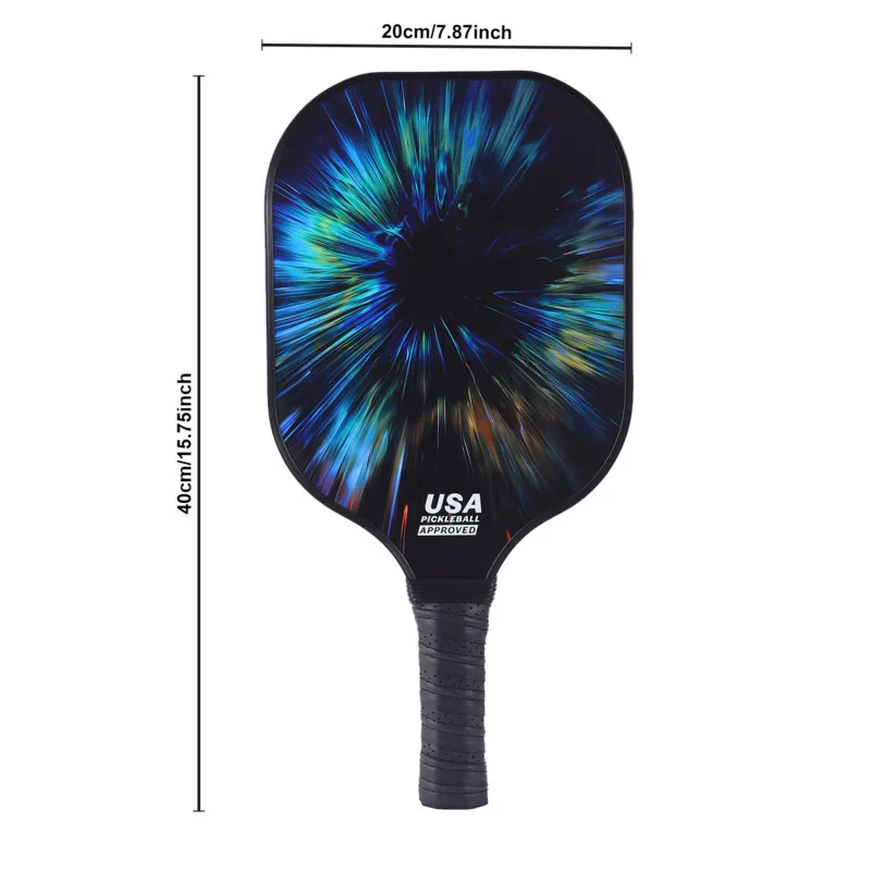 Pickleball Paddle Family 4 Racquet Set Lightweight Carbon Fiber  Honeycomb Board Beach Racket Set Youth Outdoor Sports