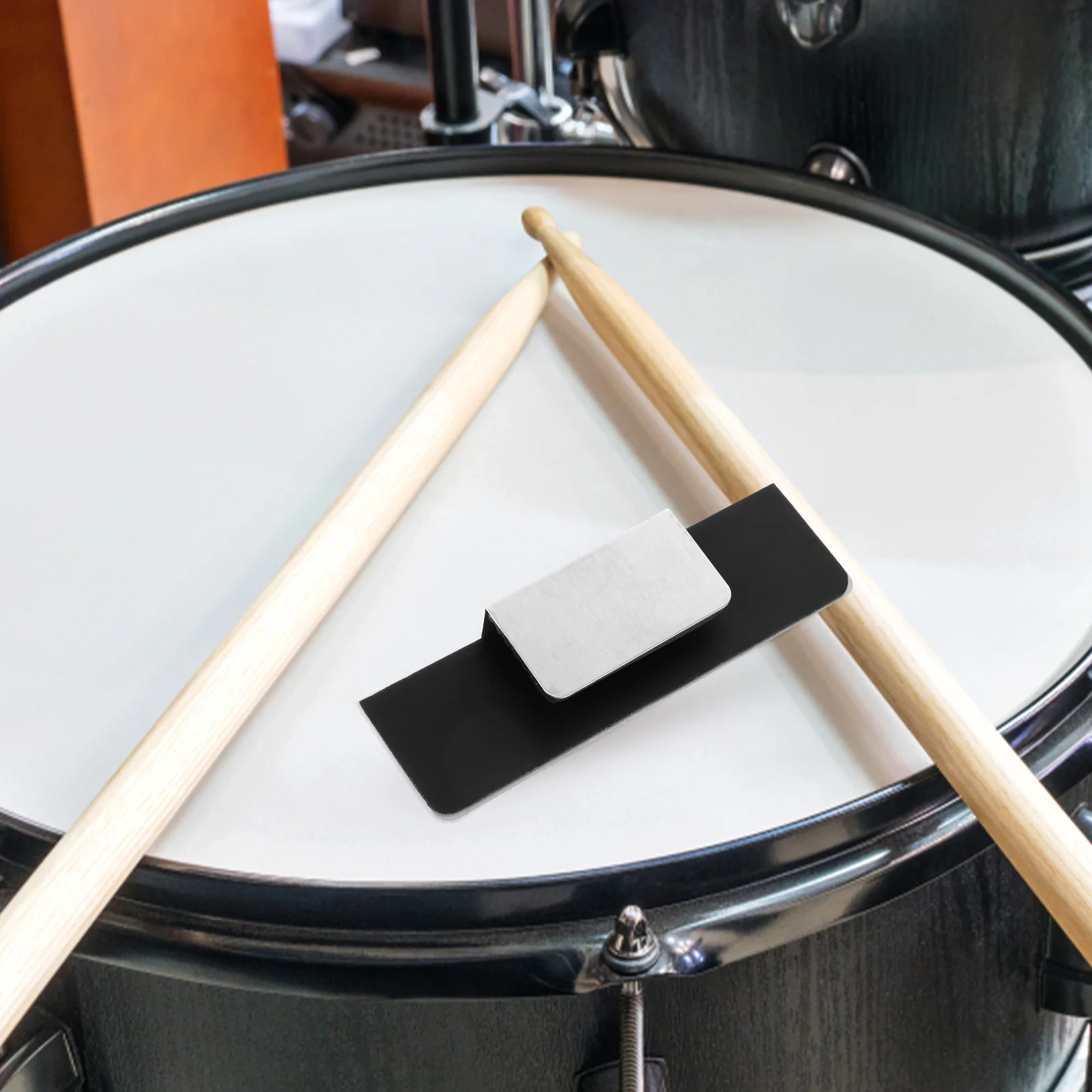 

Bass Protector Pads Pad Silicone for Drum Hoop Guard Drums Lightweight Durable Drum Parts Replacement Pads