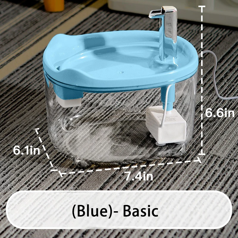 Madden Pet Intelligent Anti Dry Burning Active Water Circulation Water Dispenser Cats Dogs Drinking Bowl Anti Black Chin