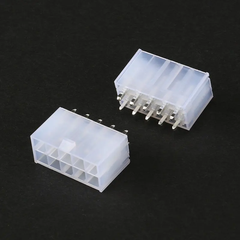 10pcs/lot 4.2mm 1-12pin female socket Straight needle for PC computer ATX graphics card GPU PCI-E PCIe Power connector  5557