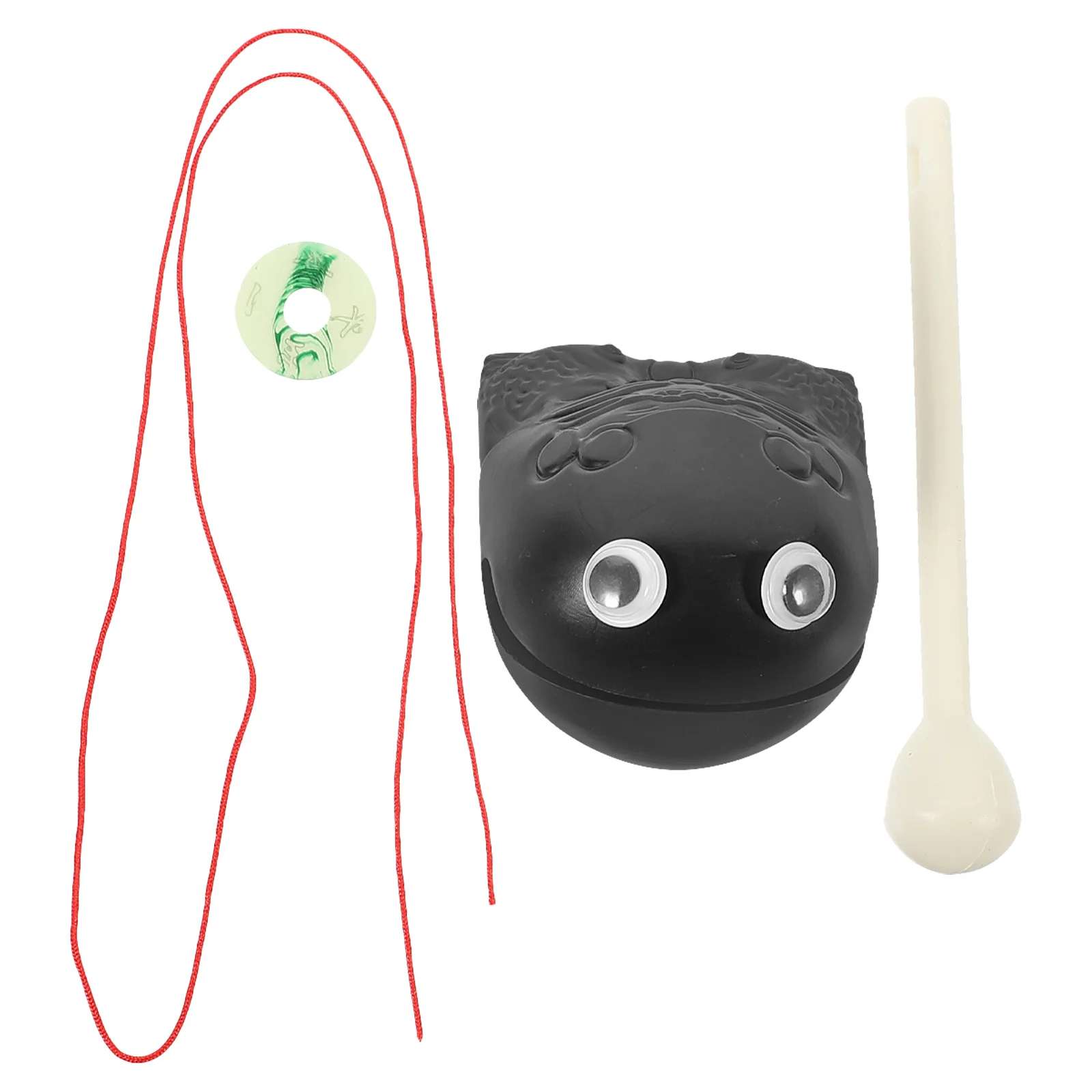 2 Zestawy Symulowanych Drewnianych Rybek Plastikowe Instrumenty Perkusyjne Biurowe Antystresowe Relaksujące Rytmiczne Zabawki Muzyczne Bloki Temples